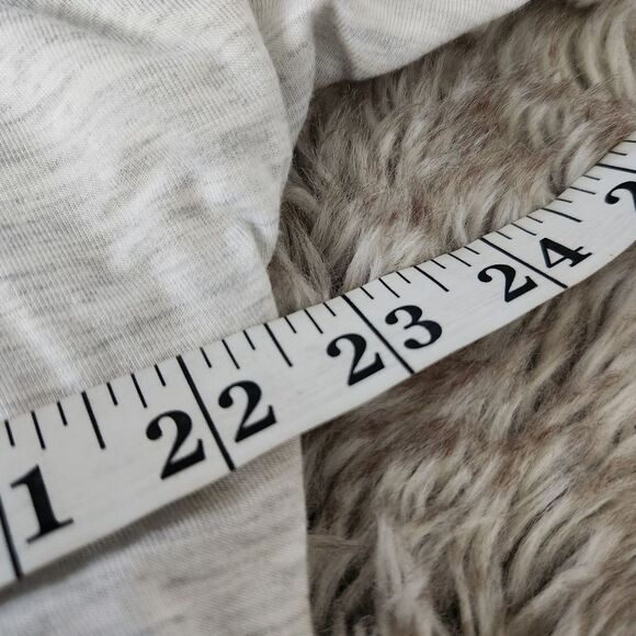 143 Story Short Sleeve Colorful Tiered Tunic Top Gray Women's Size Large - Picture 7 of 8